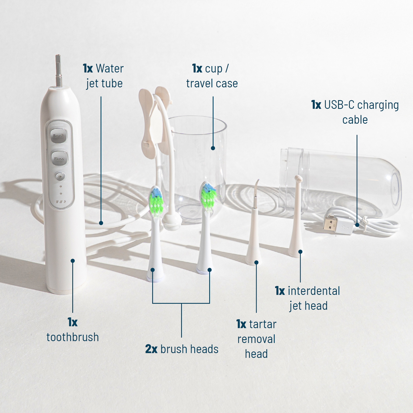 Brosse à dents 3-en-1 Haepi Julia : Le Pack Duo