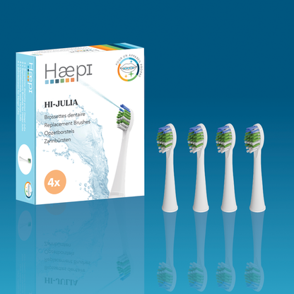 4 X Brossettes dentaire voor Haepi Julia