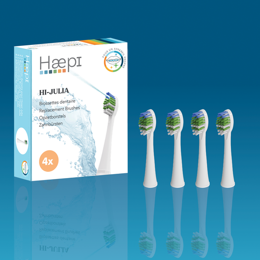 4 X Brossettes dentaires pour Haepi Julia