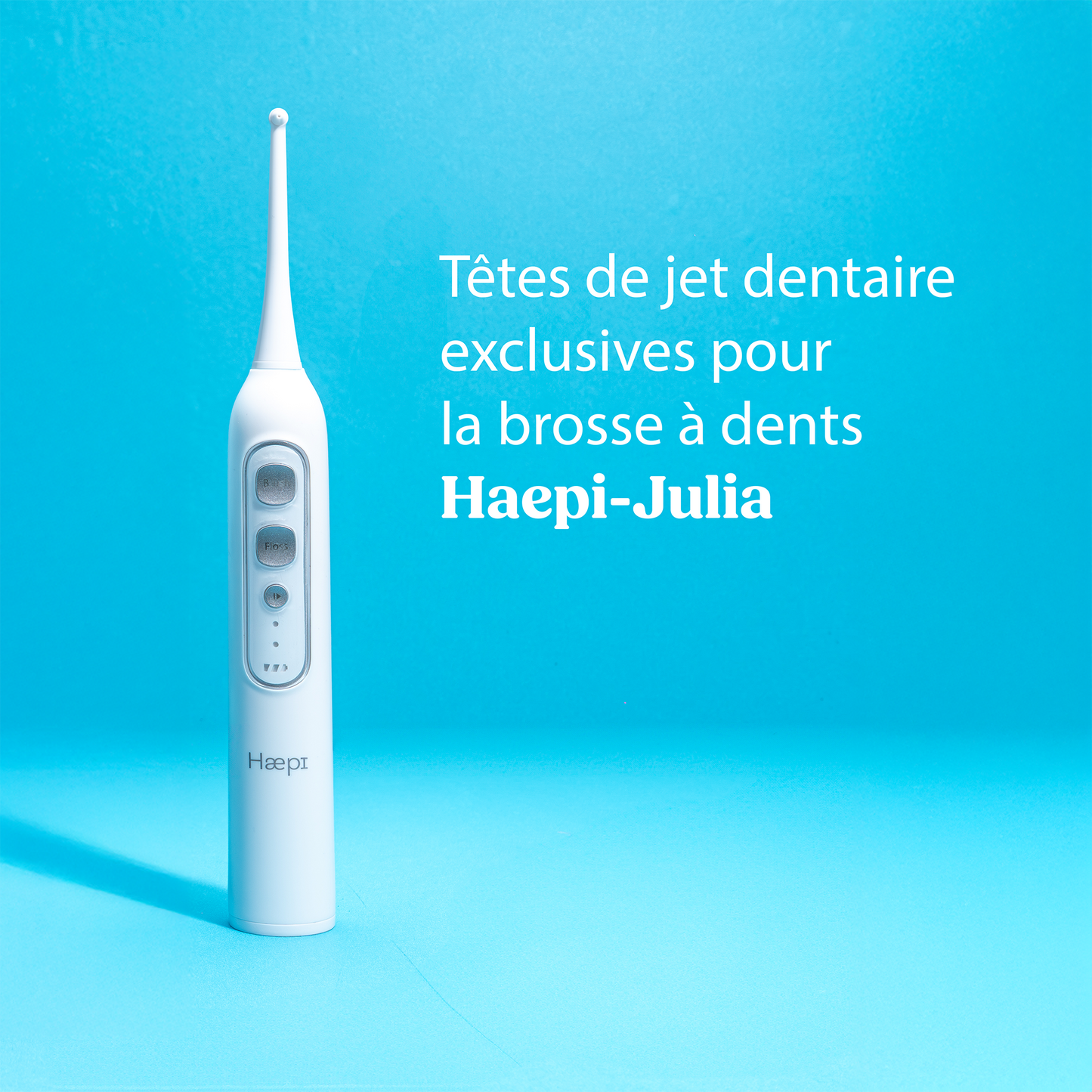 3 têtes de jet d'eau pour Haepi Julia