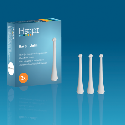 3 X Waterfloss-opzetstukken voor Haepi Julia