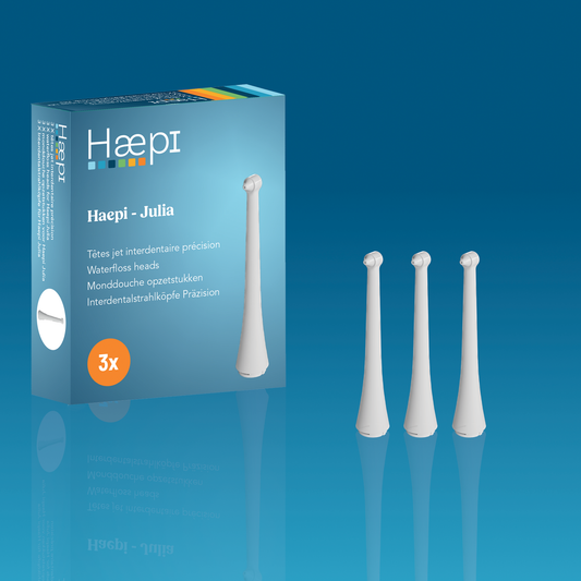 3 X Waterfloss-opzetstukken voor Haepi Julia